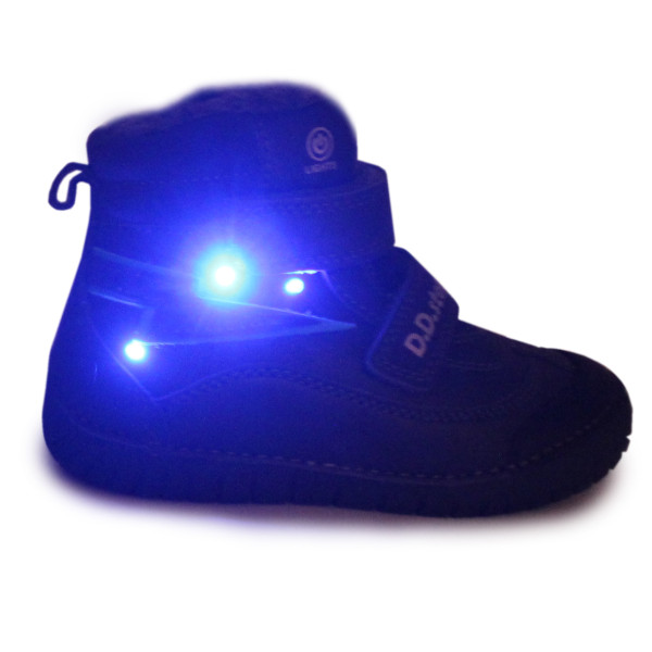 Buty Na Zimę Dla Chłopca Ocieplane LED DD STEP W050-42707M