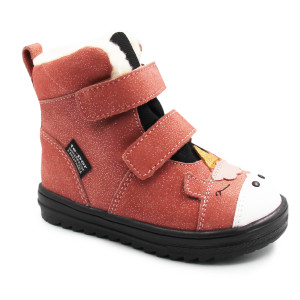 Buty Na Zimę Dla Dziewczynki Mido 42-27 Salmon-Brokat