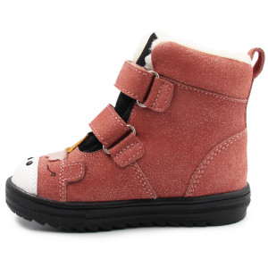 Buty Na Zimę Dla Dziewczynki Mido 42-27 Salmon-Brokat