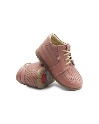 Trzewiki wiosenne sznurowane dziewczęce ażurowe Emel e 1153A-7