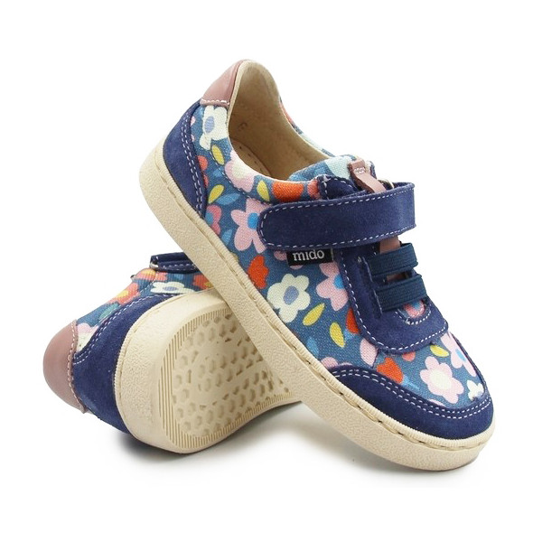 Trampki Dla Dziewczynki Półbuty jesienne Mido 30-61 Blue Bloom