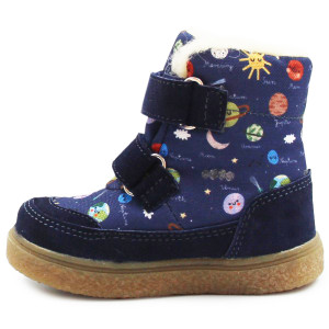 Ciepłe Buty Dla Chłopczyka Na Zimę Ocieplane Mido 22-40 Space Kosmos