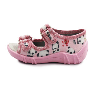 Kapcie dziewczęce Wojtyłko Klaudia Róż Do Przedszkola