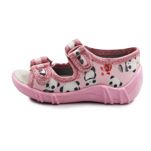 Kapcie dziewczęce Wojtyłko Klaudia Róż Do Przedszkola