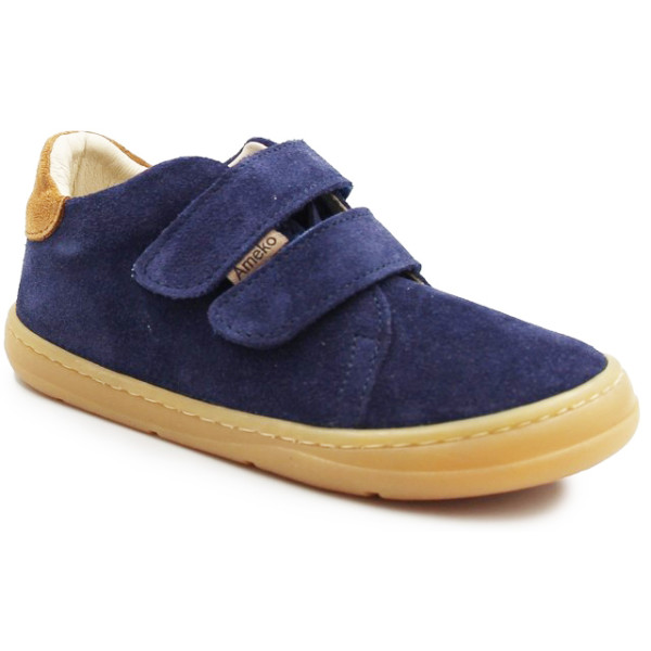 Półbuty Chłopięce Na Jesień Barefoot Ameko Dash-Granatowy