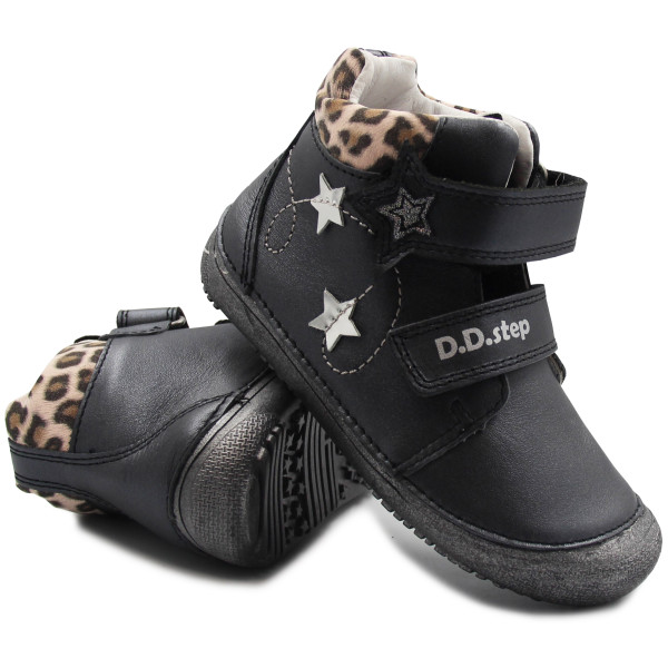 Buty Na Wiosnę Dla Dziewczynki DD STEP 063-318M Black