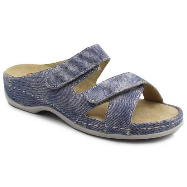 Damskie Klapki Berkemann Felia 01023-344 Jeans