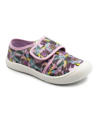 Kapcie Dla Dziewczynki Do Szkoły i Przedszkola Tekstylne DD STEP c100-51718