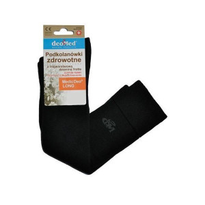 Podkolanówki Zdrowotne Medic Deo Long Czarne