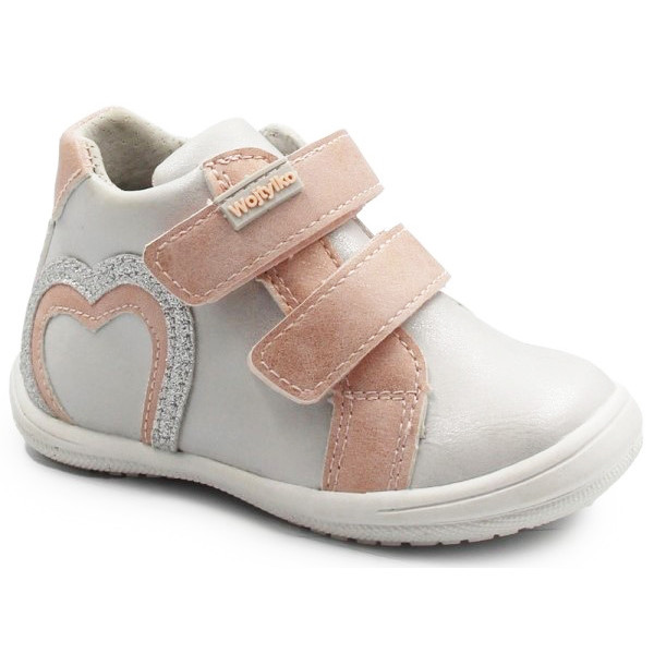 Buty Na Wiosnę Dla Dziewczynki Wojtyłko 2t24386 Srebrny