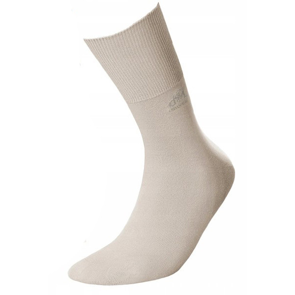 Skarpetki Medyczne Antybakteryjne Srebro Beżowe DeoMed Cotton Silver