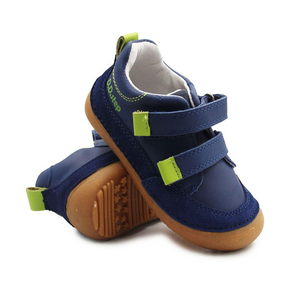 Jesienne Buty Dla Chłopca Na Rzep Niebieskie Półbuty DD STEP S063-51483M