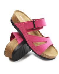 Klapki Damskie Na Lato Różowe Batz Elba