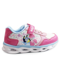 Różowe Buty Dla Dziewczynki na Jesień Świecąca Podeszwa LED Bluey Bartek 87042-15