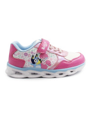 Różowe Buty Dla Dziewczynki na Jesień Świecąca Podeszwa LED Bluey Bartek 87042-15