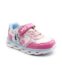Różowe Buty Dla Dziewczynki na Jesień Świecąca Podeszwa LED Bluey Bartek 87042-15
