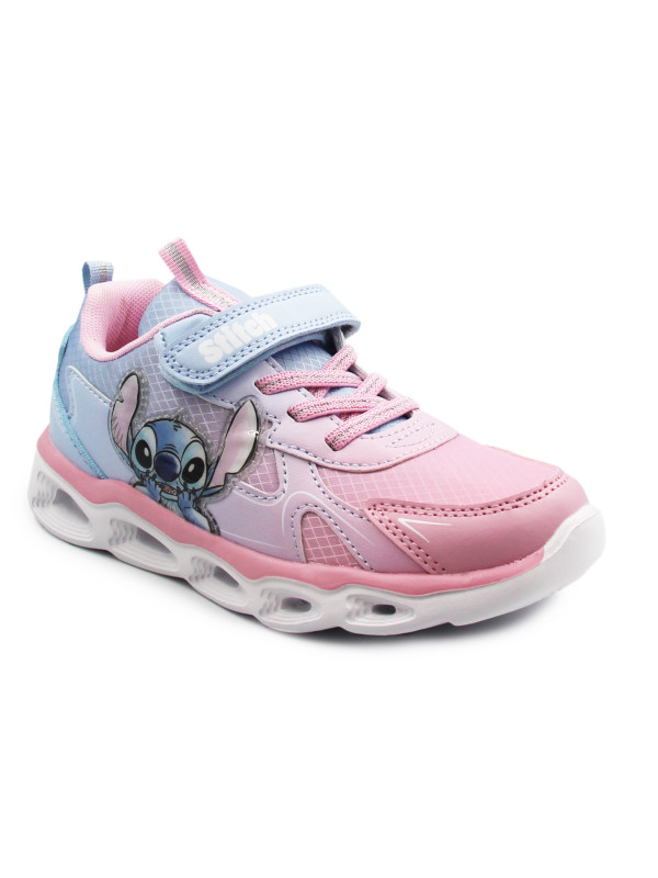 Buty Na Jesień Dla Dziewczynek Stitch Świecąca Podeszwa LED Bartek 87038-15