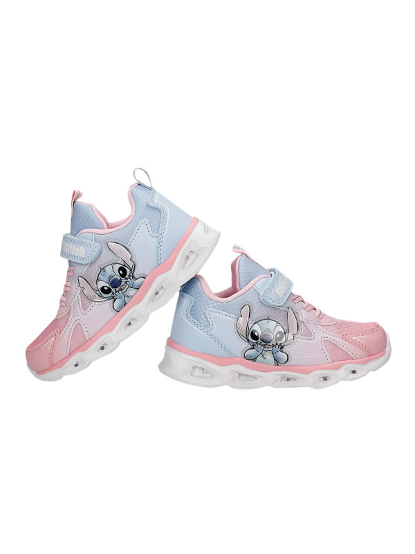Buty Na Jesień Dla Dziewczynek Stitch Świecąca Podeszwa LED Bartek 87038-15
