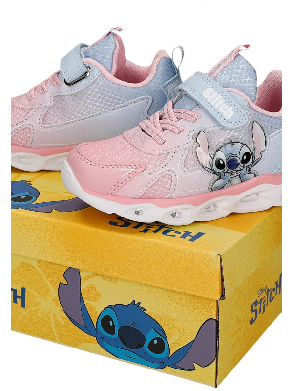 Buty Na Wiosnę Dla Dziewczynek Stitch Świecąca Podeszwa LED Bartek 87038-15