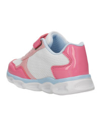 Różowe Buty Dla Dziewczynki na Wiosnę Świecąca Podeszwa LED Bluey Bartek 87042-15