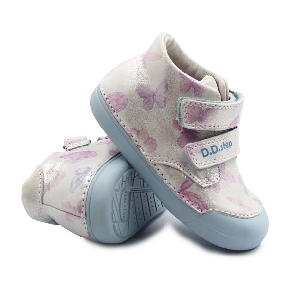 Buty Na Jesień Dla Dziewczynki Motylki Srebrne DD STEP S066-51151B