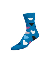 Damskie Skarpety w Serduszka Niebieskie 36-38 O!skary