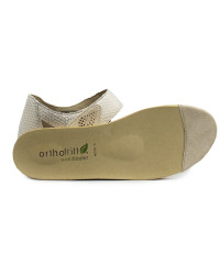 Damskie Sandały Na Lato Szerokie Stopy Waldlaufer 342H80 Beż