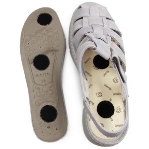 Sandały dla seniorek na lato ze skóry naturalnej Suave 720018-09