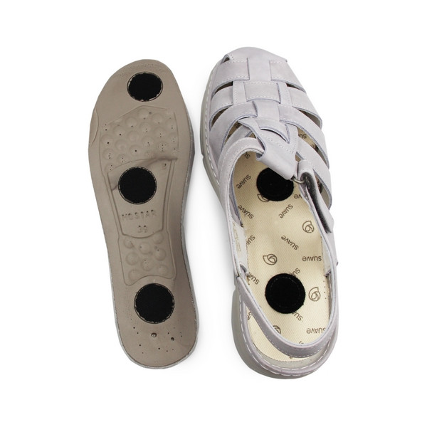 Sandały dla seniorek na lato ze skóry naturalnej Suave 720018-09