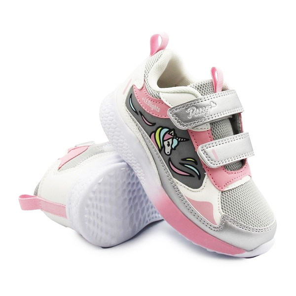 Sportowe Buty Dla Dziewczynki Na Wiosnę Na Rzep LED Primigi 7966500