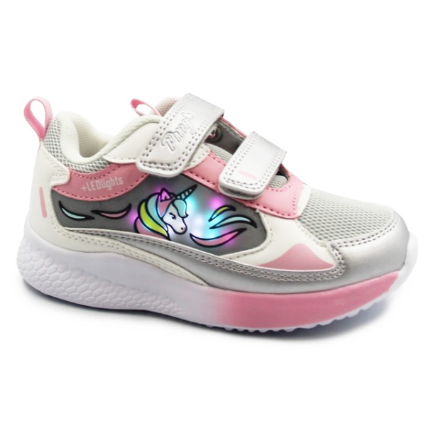 Sportowe Buty Dla Dziewczynki Na Wiosnę Na Rzep LED Primigi 7966500