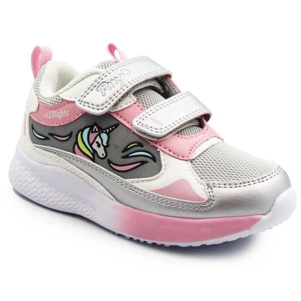 Sportowe Buty Dla Dziewczynki Na Wiosnę Na Rzep LED Primigi 7966500