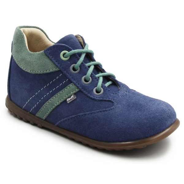 Roczki dla chłopca na jesień ze skóry naturalnej Emel ES 2045A-14