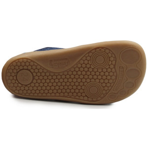 Kapcie Chłopięce Do Szkoły i Przedszkola Elastyczne Barefoot Ameko Piko Jeans