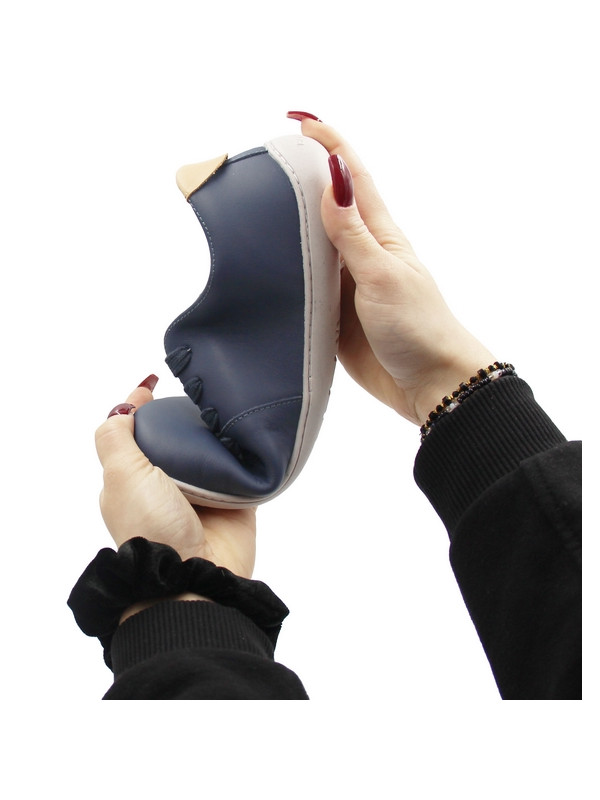 Buty na wiosnę barefoot Stitch&Walk S088-61943A royal blue