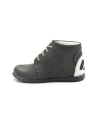 Chłopięce Trzewiki na Wiosnę Sznurowane Z Pandą Emel e 1150-1