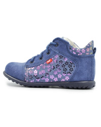 Trzewiki na wiosnę dla dziewczynki do nauki chodzenia Emel e 2069c-1