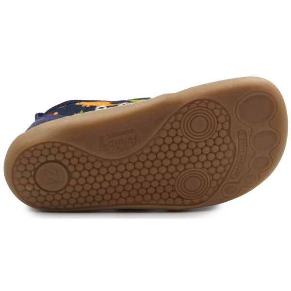 Kapcie Na Zmianę Dla Chłopca Barefoot Dinozaury Do Przedszkola i Szkoły Ameko Piko Dino