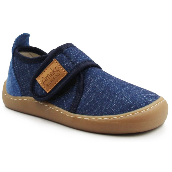 Kapcie Chłopięce Do Szkoły i Przedszkola Elastyczne Barefoot Ameko Piko Jeans