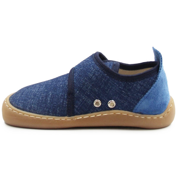 Kapcie Chłopięce Do Szkoły i Przedszkola Elastyczne Barefoot Ameko Piko Jeans