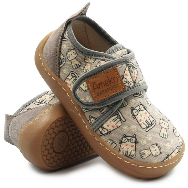 Dziecięce Kapcie Do Szkoły i Przedszkola Barefoot w Koty Ameko Piko Kiti