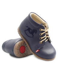 Trzewiki dla chłopca do nauki chodzenia na wiosnę Emel 1596-10