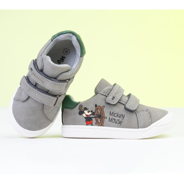 Buty Dla Chłopca Na Wiosnę Półbuty Mickey Mouse Wojtyłko 1A25382S Szary