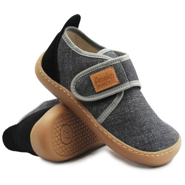 Kapcie Dla Chłopca Do Szkoły i Przedszkola Ameko Piko-antracyt