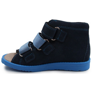 Sandały ortopedyczne dla chłopca z obcasem thomasa do przedszkola Dawid 098