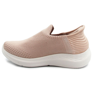 Damskie Buty Na Jesień Sportowe Skechers Wojtyłko 7A25388R Pudrowy Róż Do szkoły