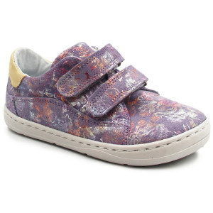 Buty Dla Dziewczynki Na Jesień Jamet 2219 Fioletowe w Kwiatki