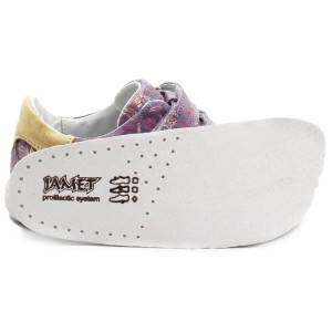 Buty Dla Dziewczynki Na Wiosnę Jamet 2219 Fioletowe w Kwiatki