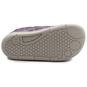 Buty Dla Dziewczynki Na Jesień Jamet 2219 Fioletowe w Kwiatki