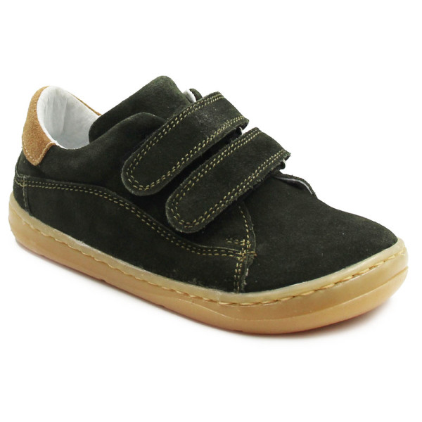 Chłopięce Buty Na Jesień Barefoot Jamet 2219 Zielony Welur